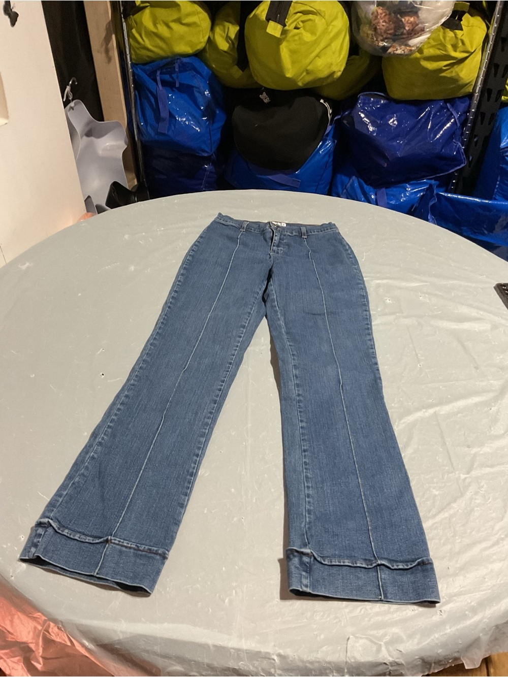 Women’s Blue Denim Flare Jeans